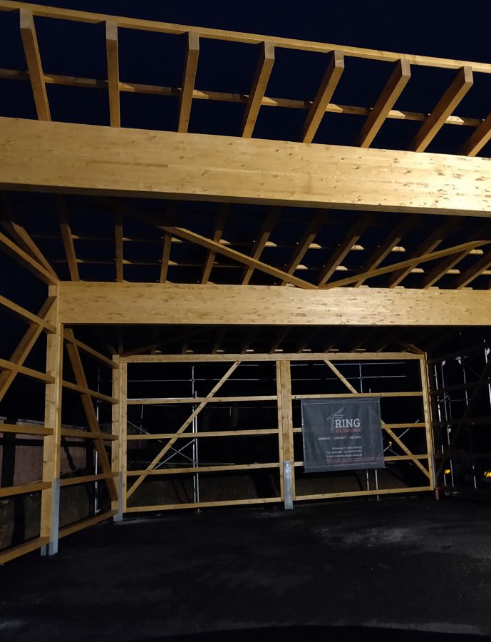 Holzbau der Zimmerei Ring