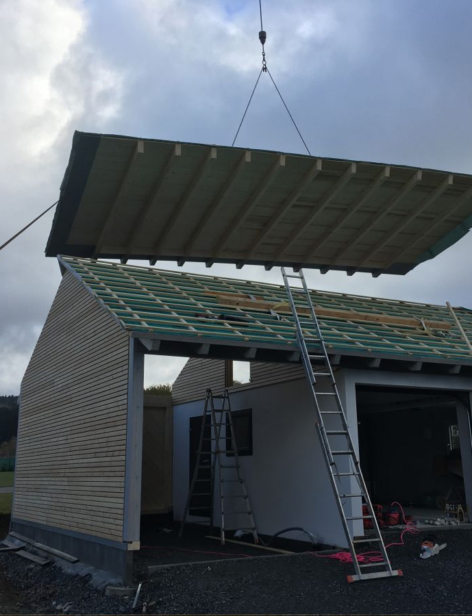 Holzbau der Zimmerei Ring