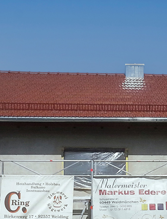 Dacheindeckung der Zimmerei Ring