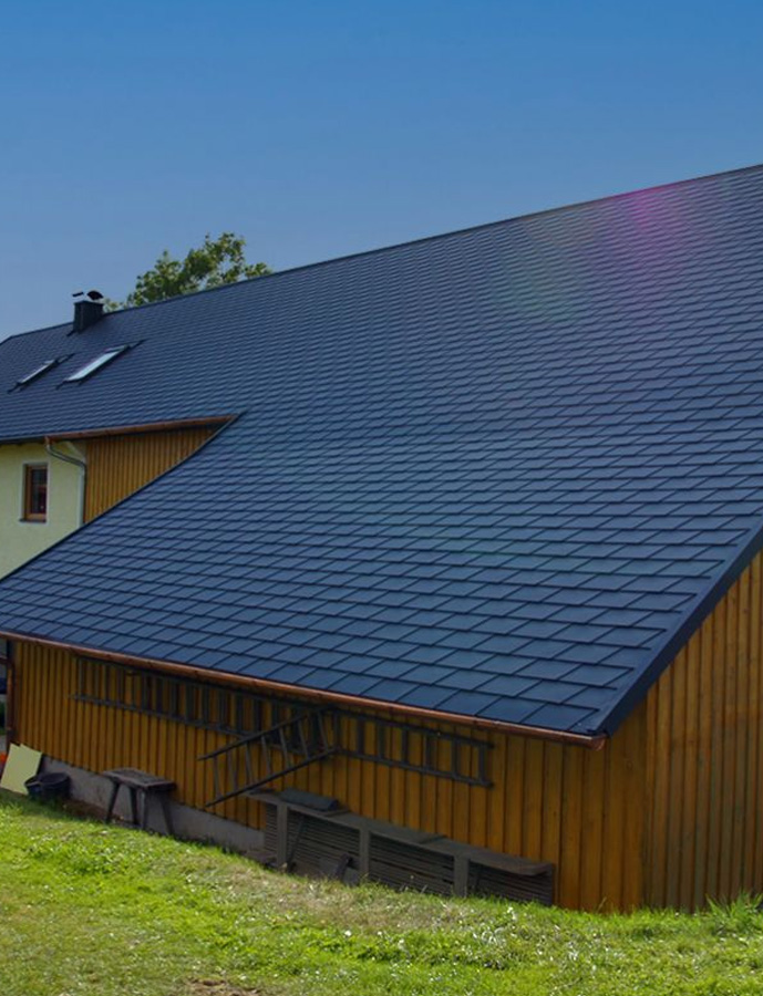 Dacheindeckung der Zimmerei Ring