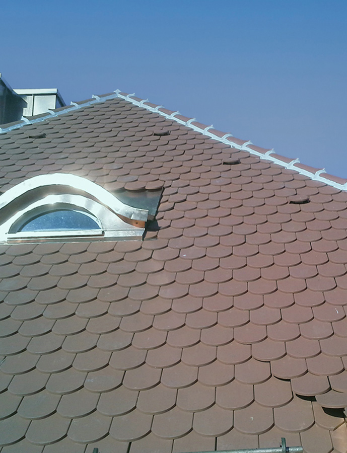 Dacheindeckung der Zimmerei Ring