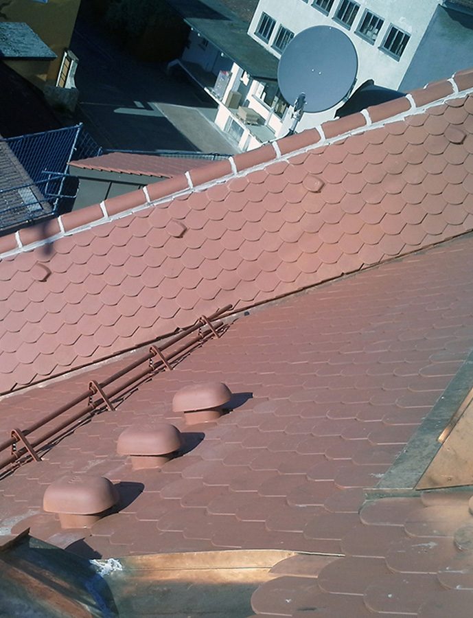 Dacheindeckung der Zimmerei Ring