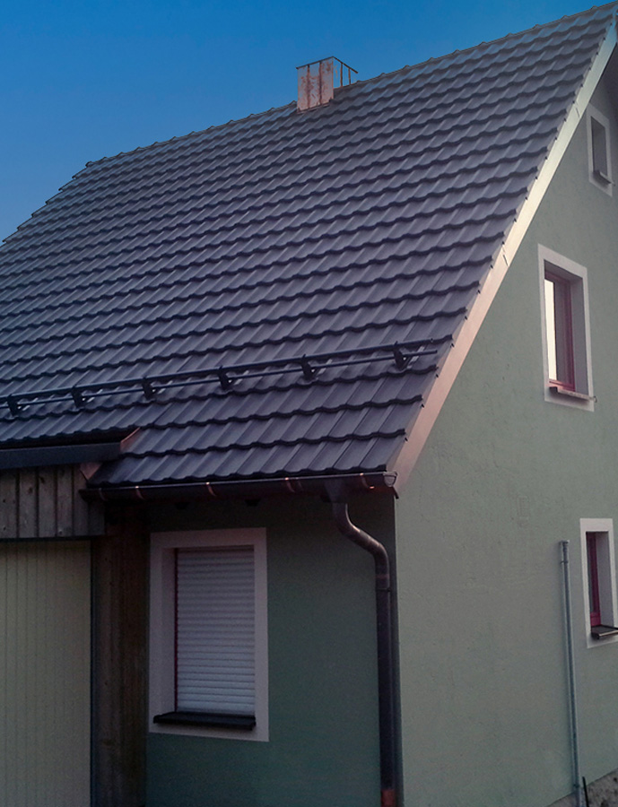 Dacheindeckung der Zimmerei Ring