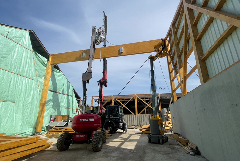 Gewerbliche Bauten der Zimmerei Ring