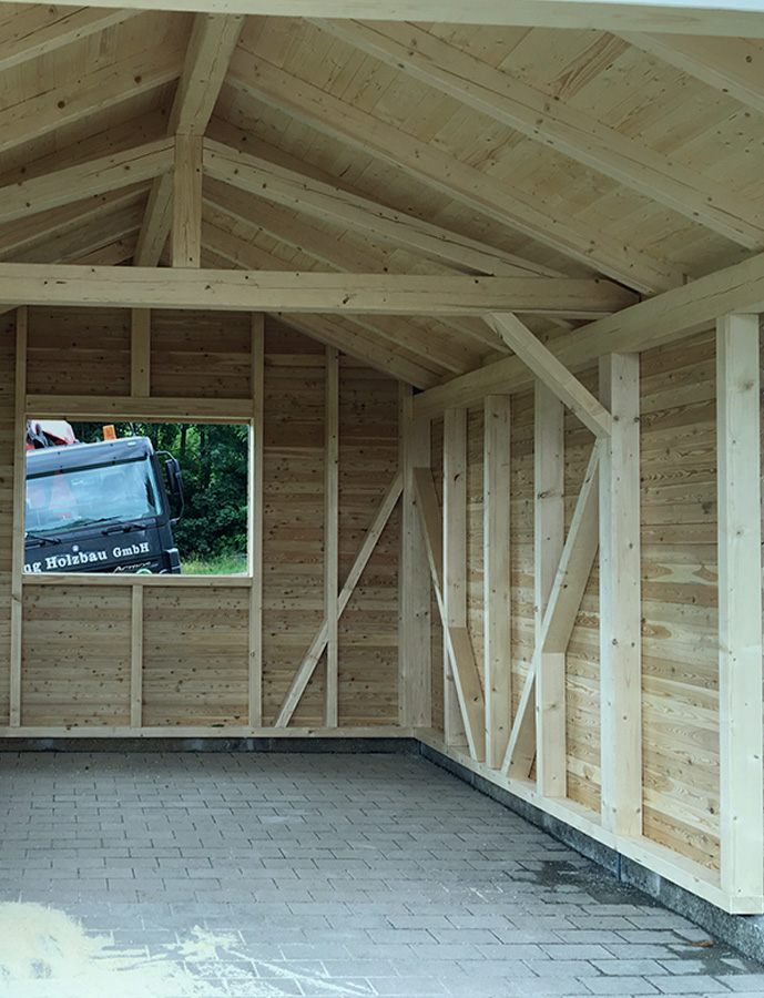 Holzbau der Zimmerei Ring