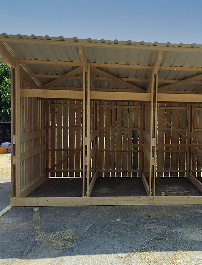 Holzbau der Zimmerei Ring