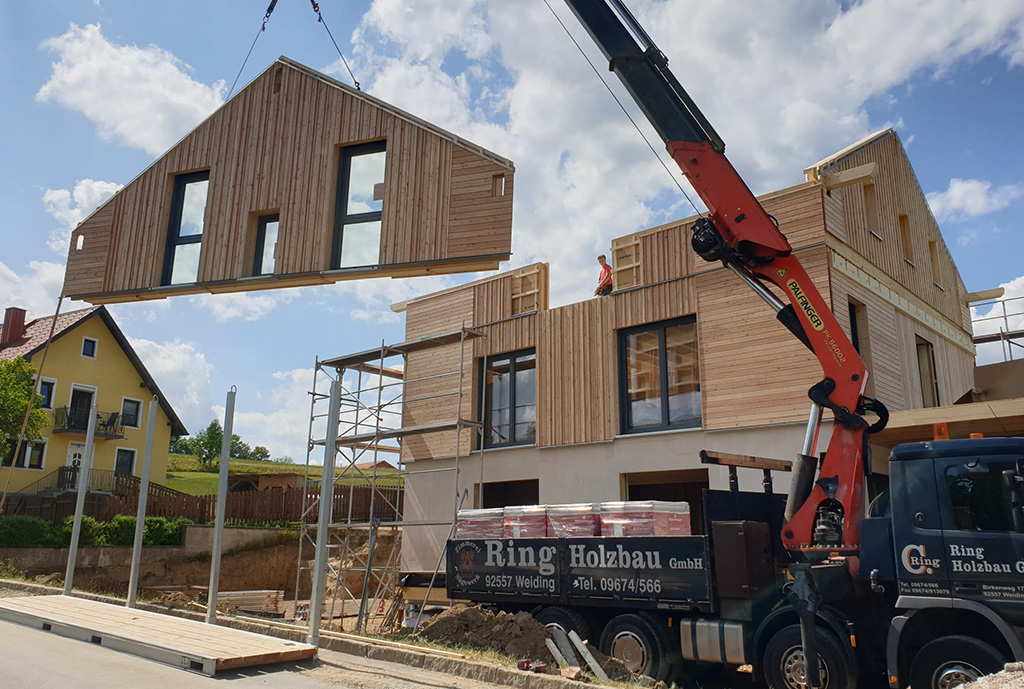 Holzhäuser der Zimmerei Ring