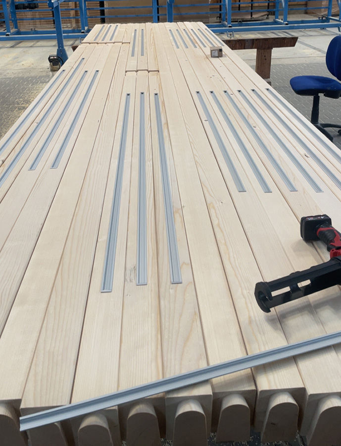 Sichtdachstühle der Zimmerei Ring